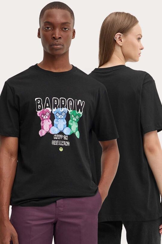 

Хлопковая футболка Barrow, черный