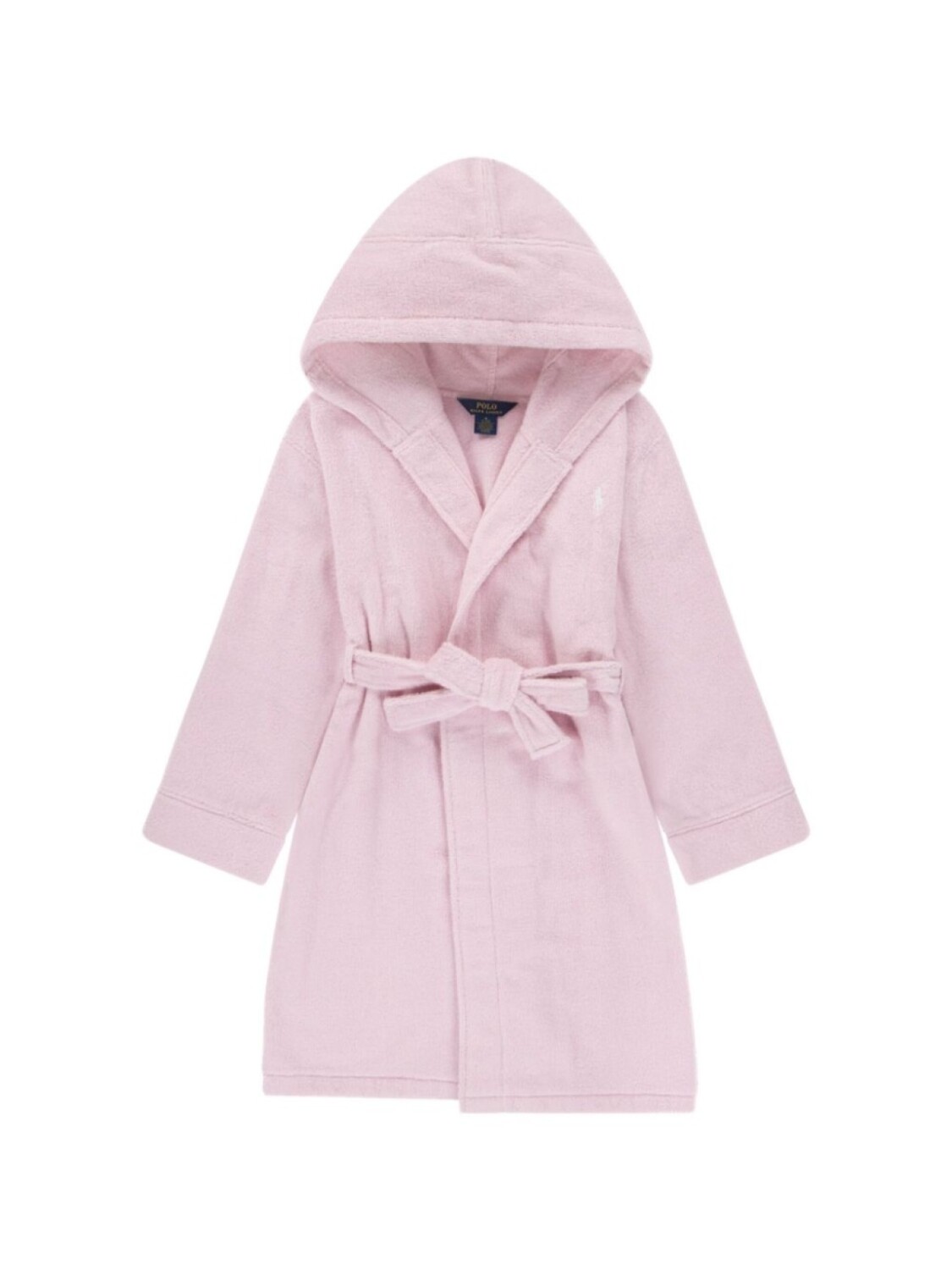 

POLO RALPH LAUREN KIDS хлопковый банный халат, розовый