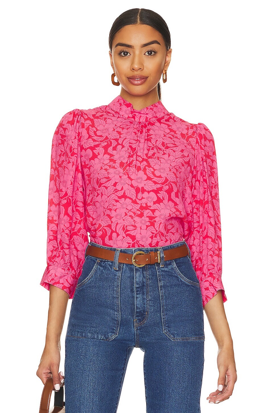 

Топ ROLLA'S Ivy Floral Stephanie, цвет SCARLET