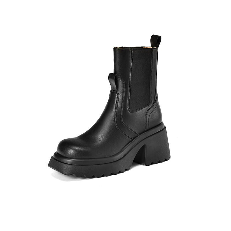 

Ботинки Челси женские Amazing Cure, цвет Black Fleece-lined