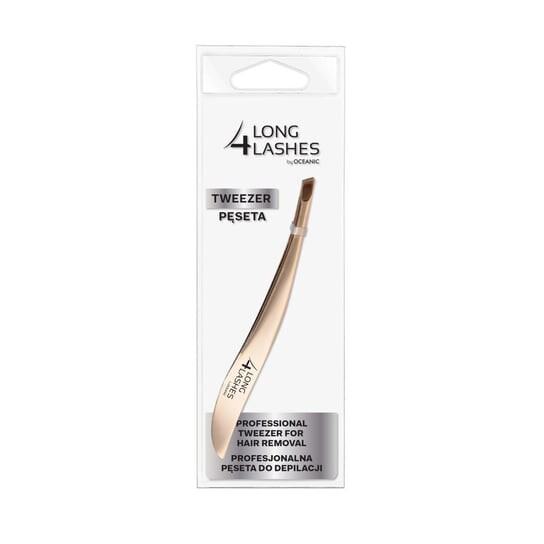 

Пинцеты long4lashes со скошенными кончиками. Long4Lashes