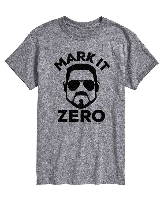 Мужская футболка The Big Lebowski Mark It Zero AIRWAVES, серый officially licensed lebowski mark it zero mens t shirt sizes s xxl
