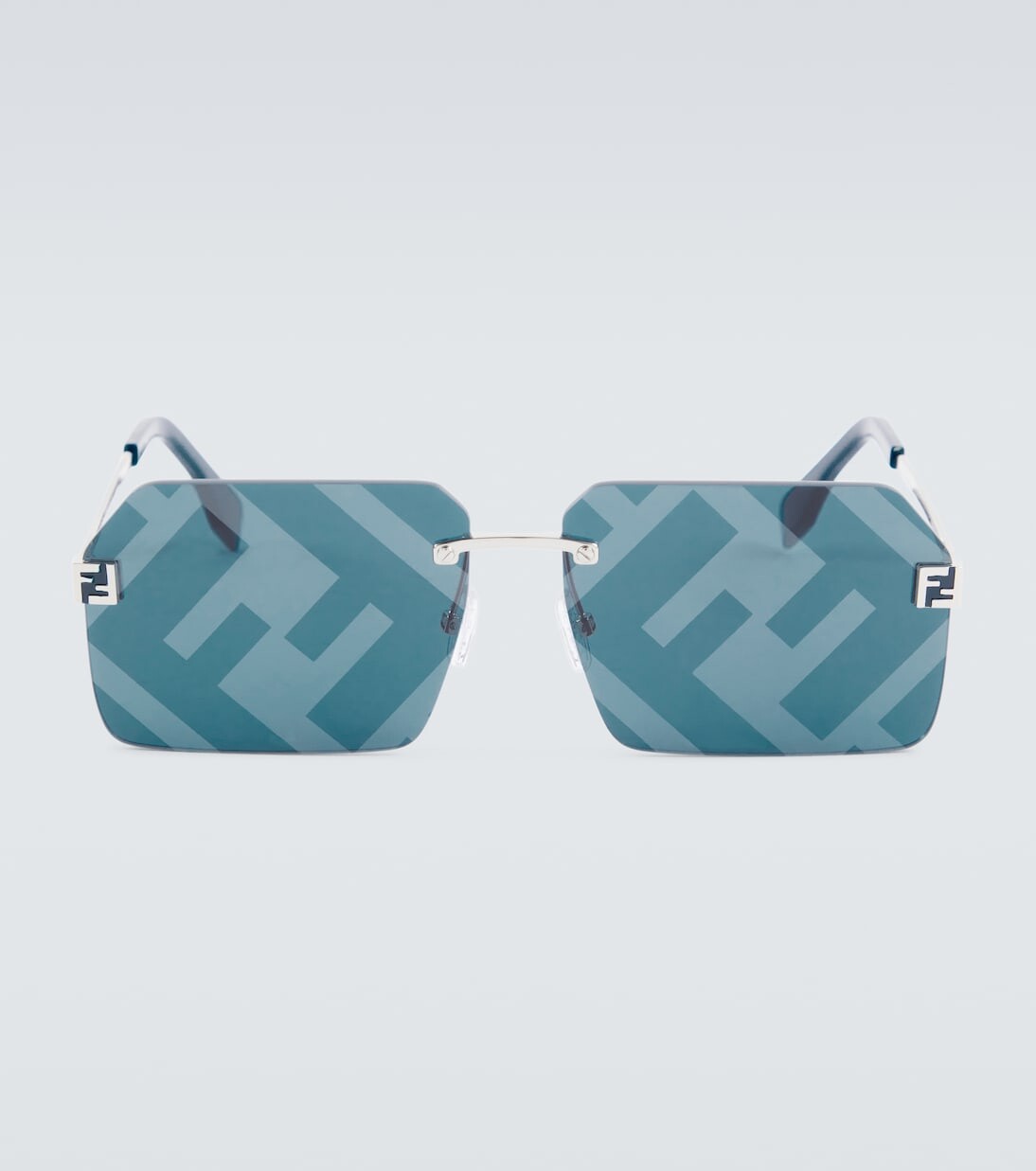 

Солнцезащитные очки fendi sky прямоугольной формы Fendi, синий