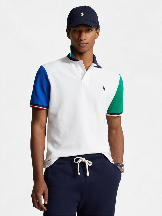 

Рубашка-поло классического кроя Polo Ralph Lauren, белый