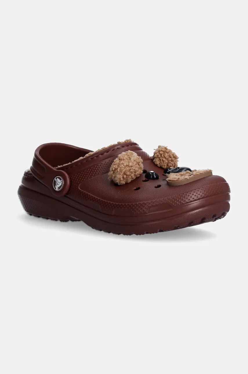 

Детские тапочки Crocs CLASSIC LINED IAM BROWN BEAR CLOG, коричневый