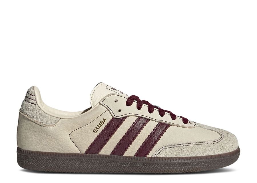 

Кроссовки adidas Wmns Samba OG, цвет Wonder White Maroon