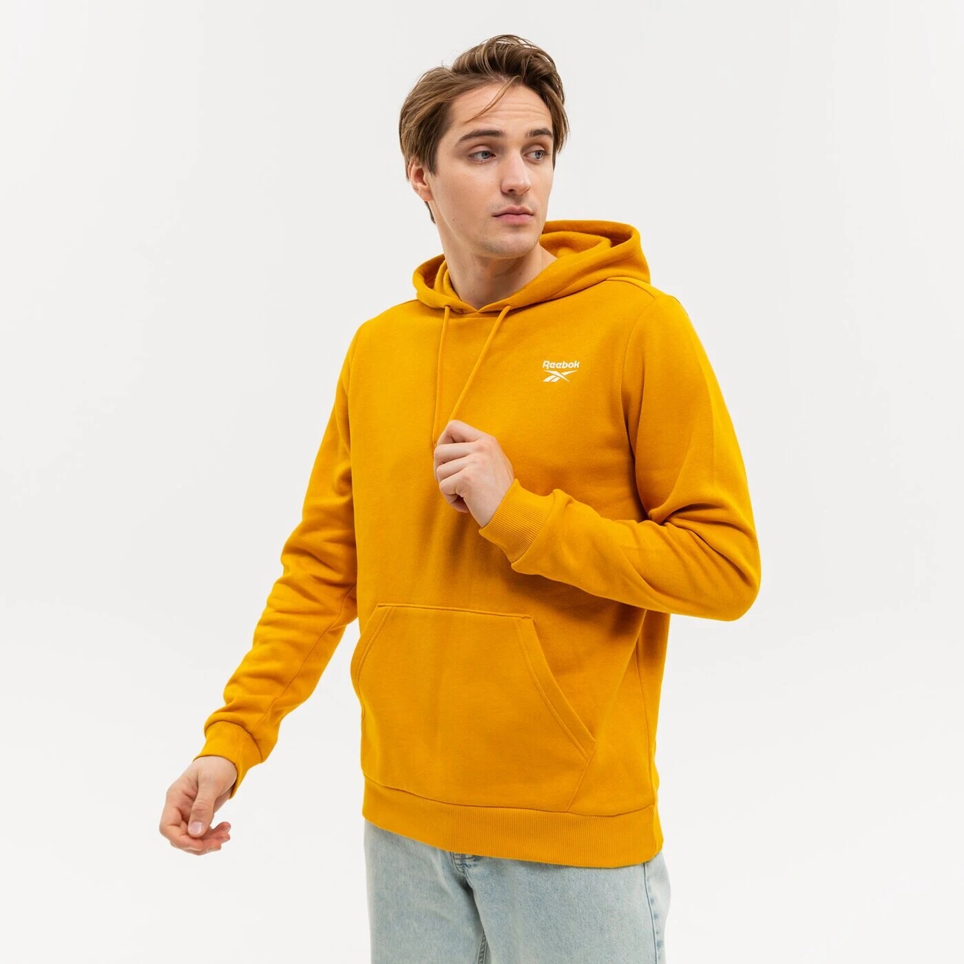 

Худи Reebok с капюшоном, желтый