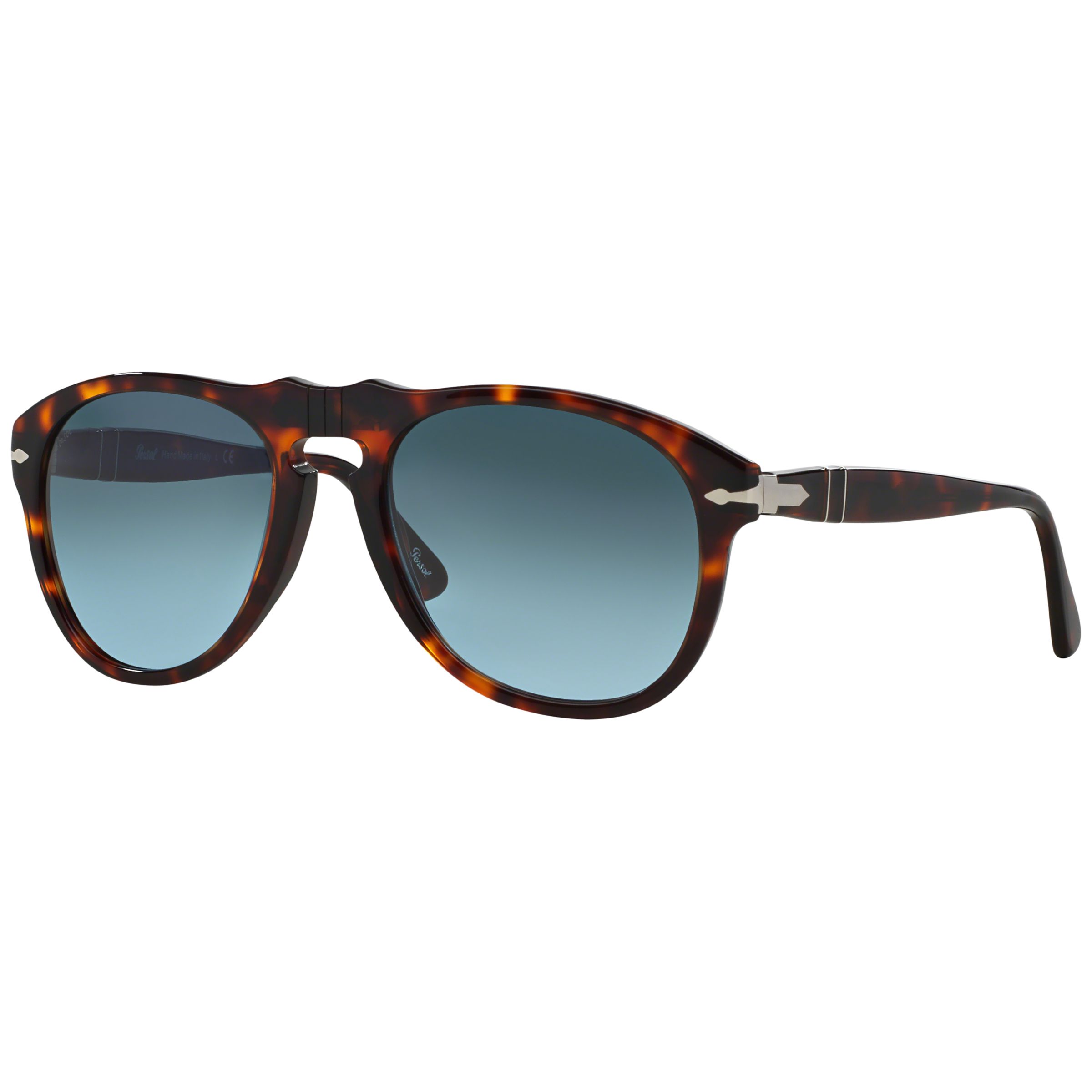 

Persol PO0649 Солнцезащитные очки-авиаторы, черепаховый/синий