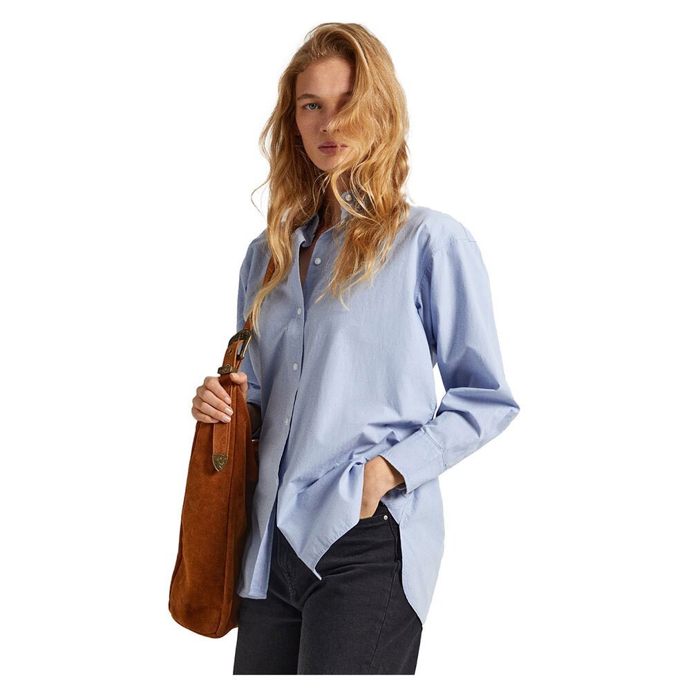 

Рубашка с длинным рукавом Pepe Jeans Paula, синий