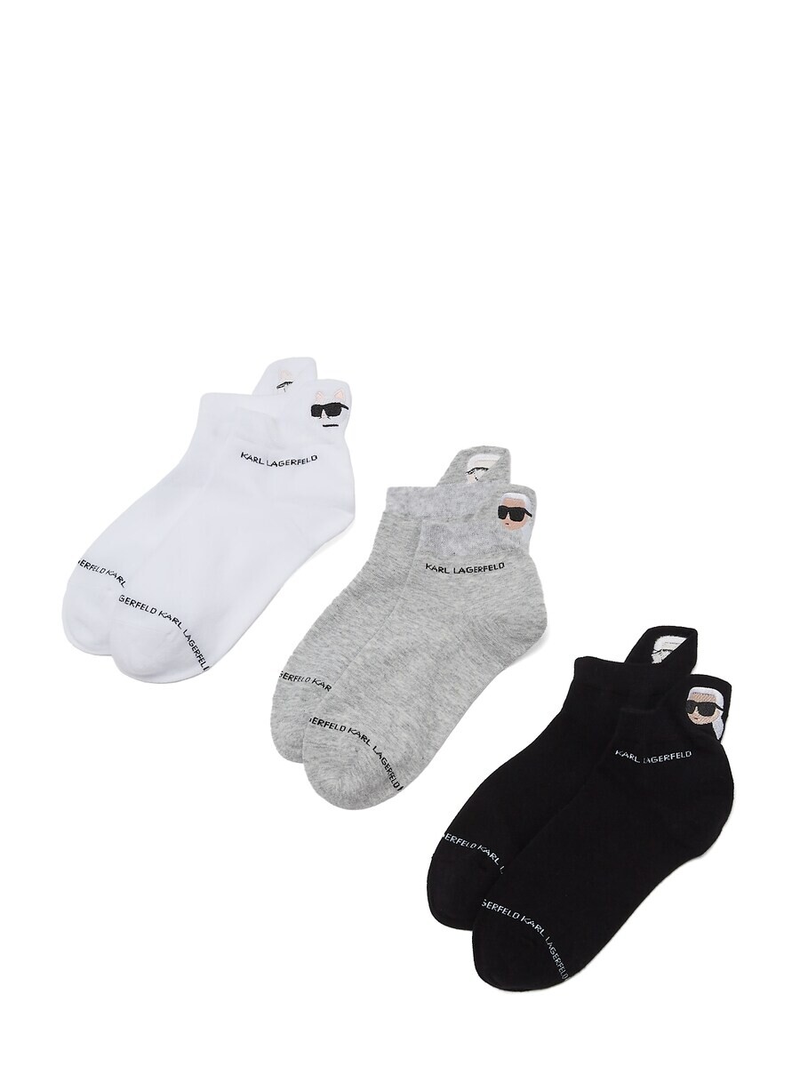 

Носки Karl Lagerfeld Socks, пятнистый серый/черный/белый