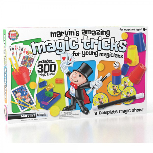 Настольная игра Marvins 300 Amazing Magic Tricks For Young Magicians 1pcs silk thru cane stage magic tricks silk 45 45cm for professional magicians streets props tools funny magic toys for
