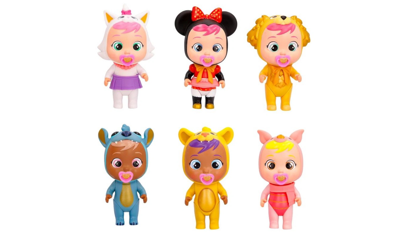 Cry Babies Magic Tears Disney Series Gold, 1 штука, в ассортименте куклы и одежда для кукол imc toys кукла cry babies magic tears серии фэнтези winged house