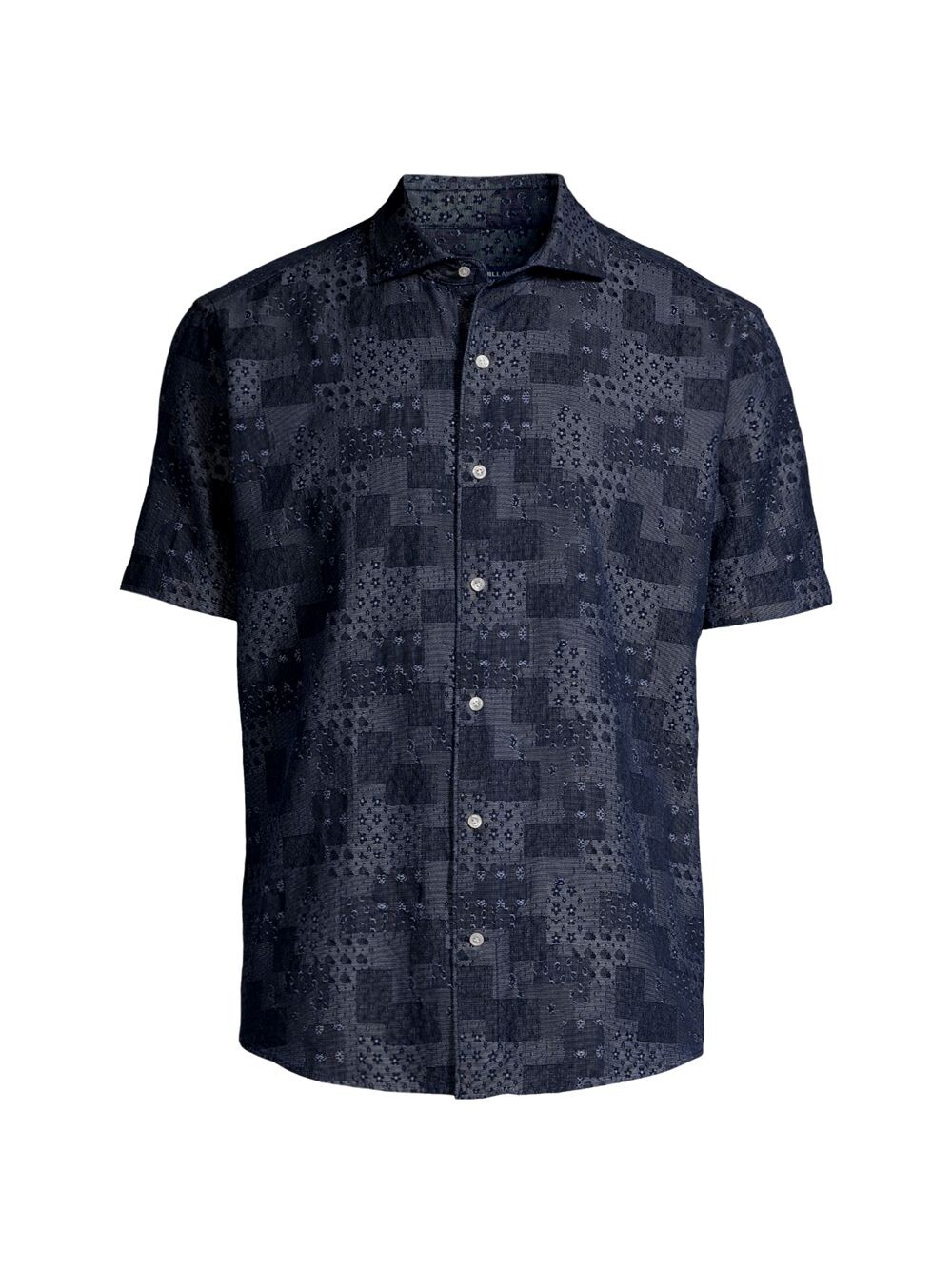 

Рубашка Crown Crafted Banks с абстрактным принтом Peter Millar, индиго