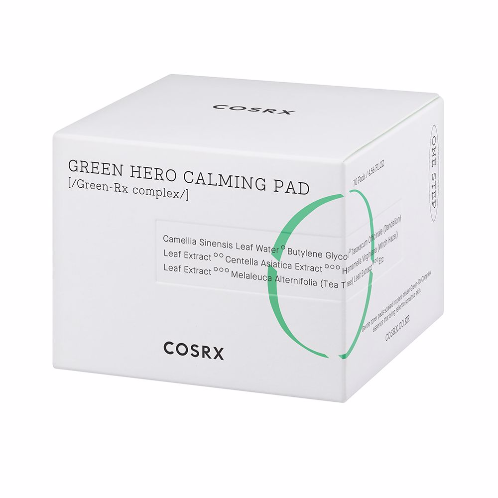 Тоник для лица Green hero calming pad Cosrx, 70 шт успокаивающие пэды для лица one step green hero calming pad