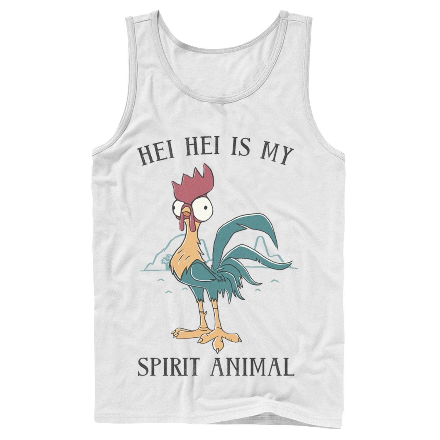 

Мужская портретная майка Disney Moana "Hei Hei Is My Spirit Animal" Licensed Character