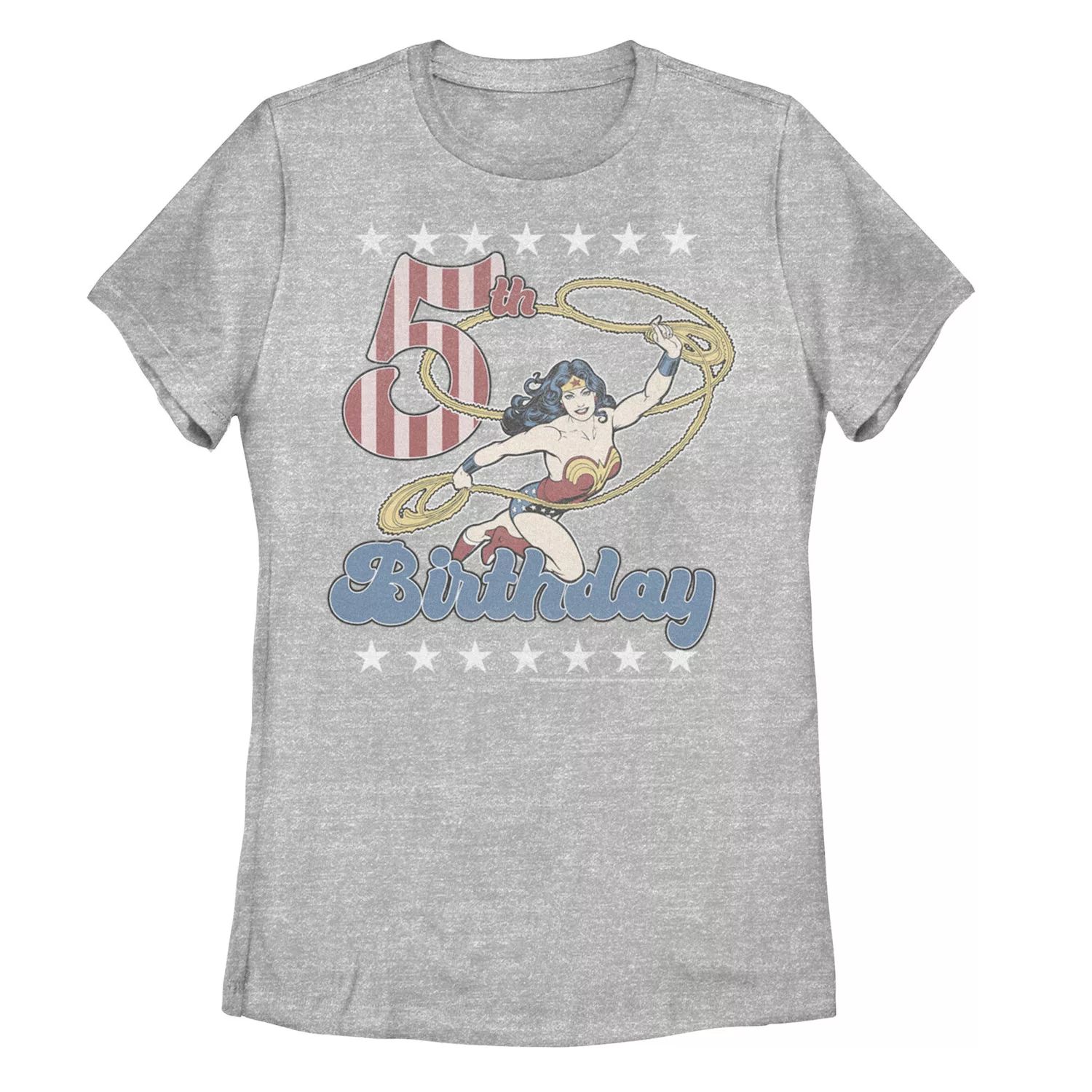 Детская футболка DC Comics «Чудо-женщина с лассо» в честь 5-летия Licensed Character детская футболка с рисунком чудо женщина dc comics licensed character
