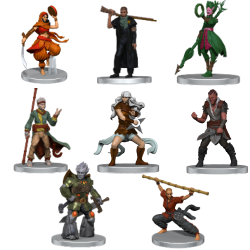 фигурки fortnite pint size heroes pathfinder Фигурки Pathfinder Battles: Impossible Lands – Heroes And Villains Boxed Set