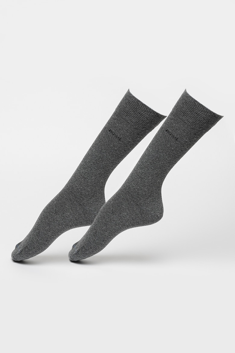 Длинные носки – 2 пары Boss, серый
