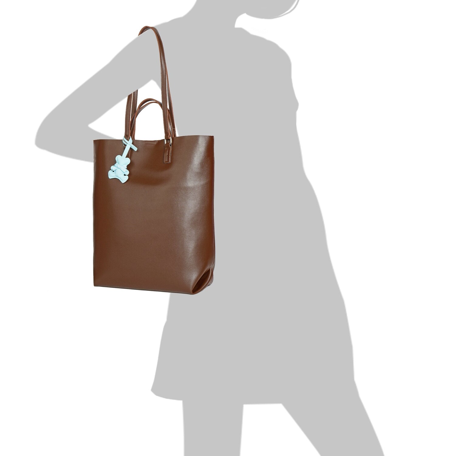 

Сумка-тоут Tiffany & Fred из гладкой кожи с верхней ручкой Tiffany & Fred Paris, цвет Dark Brown