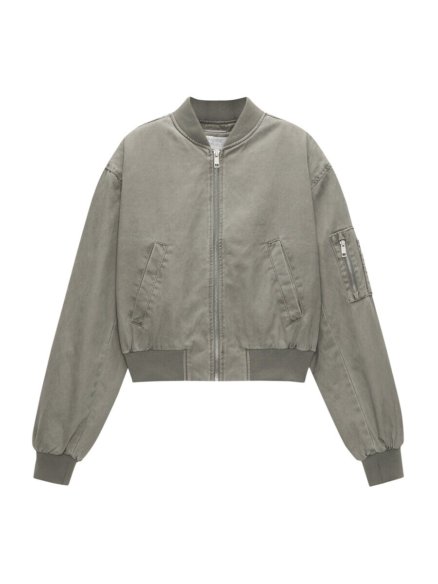 

Межсезонная куртка Pull&Bear, зеленый