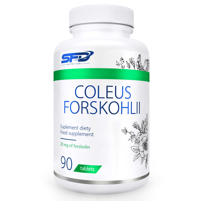 цена SFD Coleus Forskohliiпомощь для похудения, 90 шт.