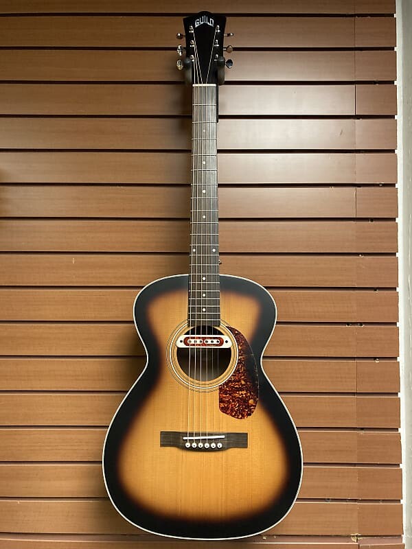 

Акустическая гитара Guild M-240E Troubadour Acoustic/Electric in Vintage Sunburst #2594