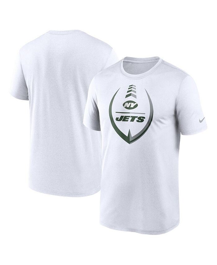 

Мужская белая футболка New York Jets Icon Legend Performance Nike, белый