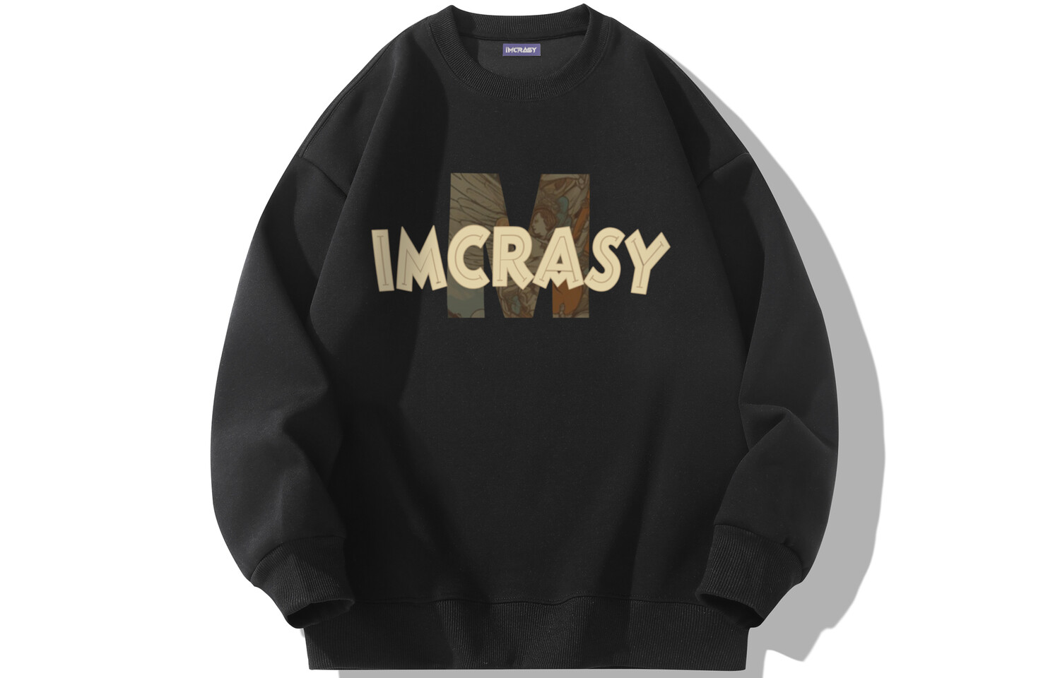 

Толстовка унисекс Imcrasy, (На флисовой подкладке и утолщенный) Черный