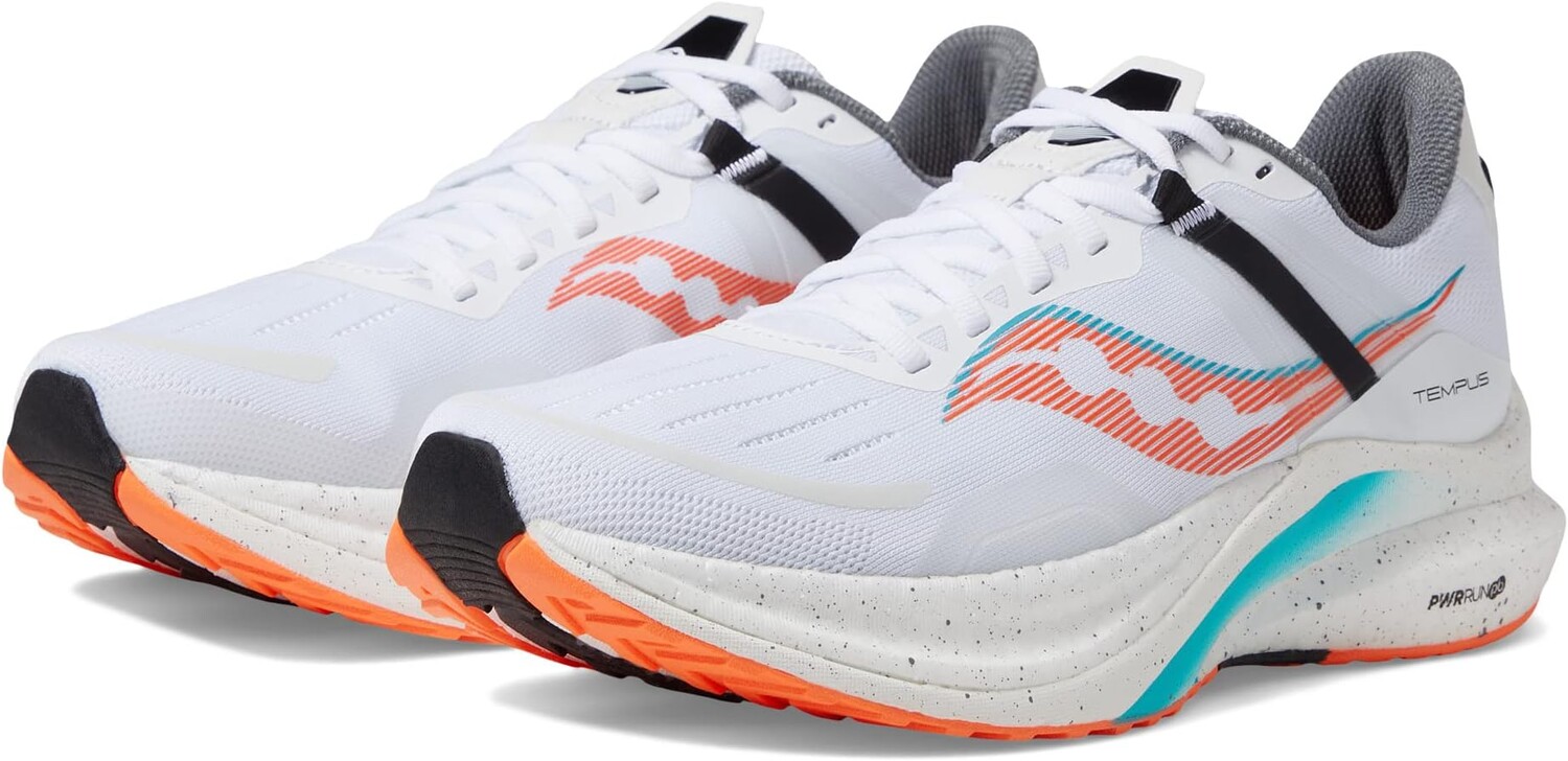 

Кроссовки Tempus Saucony, цвет White/Vizi Orange