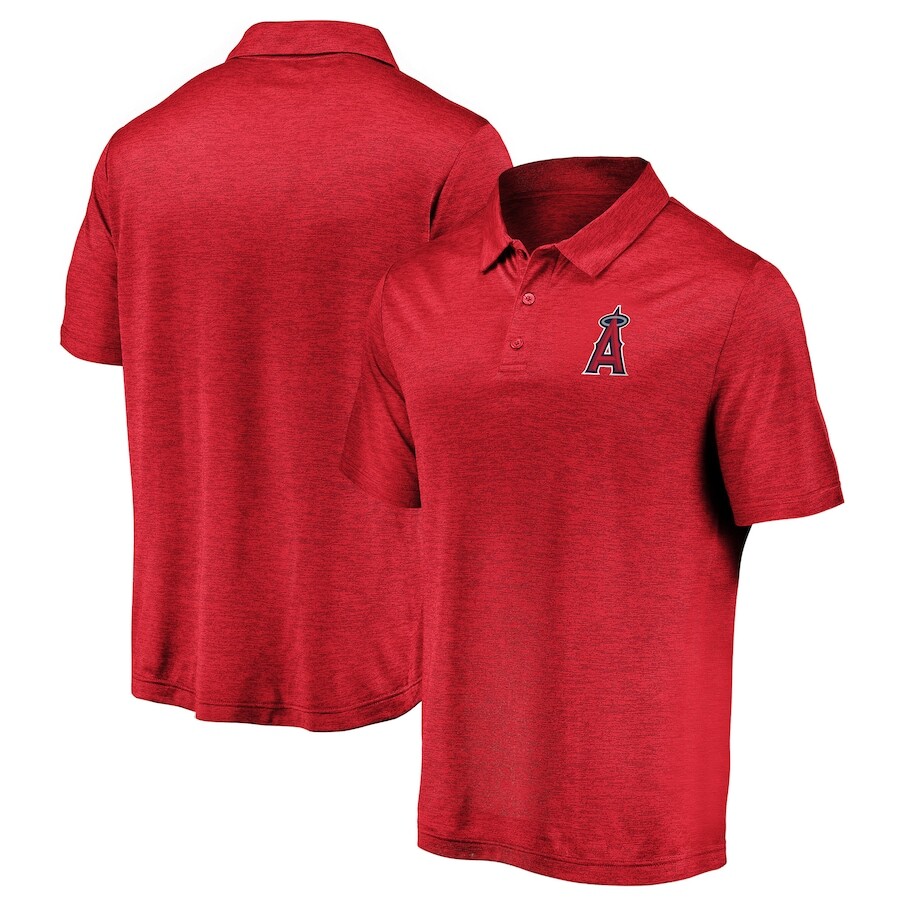 

Поло с коротким рукавом Fanatics Branded Los Angeles Angels, красный