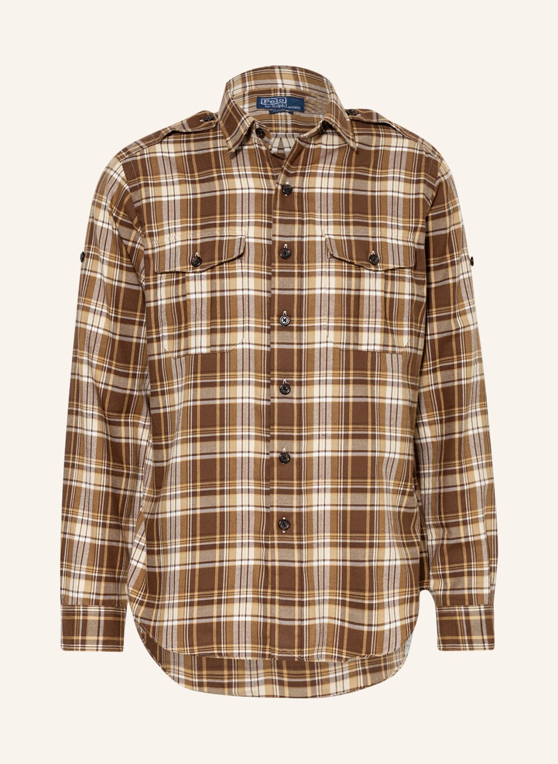 

Рубашка POLO RALPH LAUREN Classic Fit, кэмел