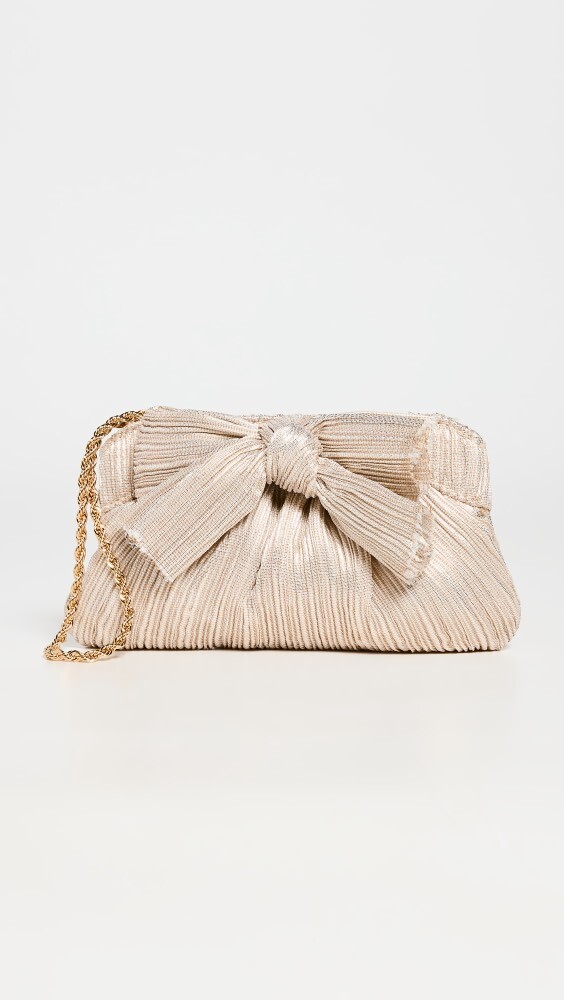 

Сумка-кроссбоди Loeffler Randall Rochelle Pleated Metallic Clutch