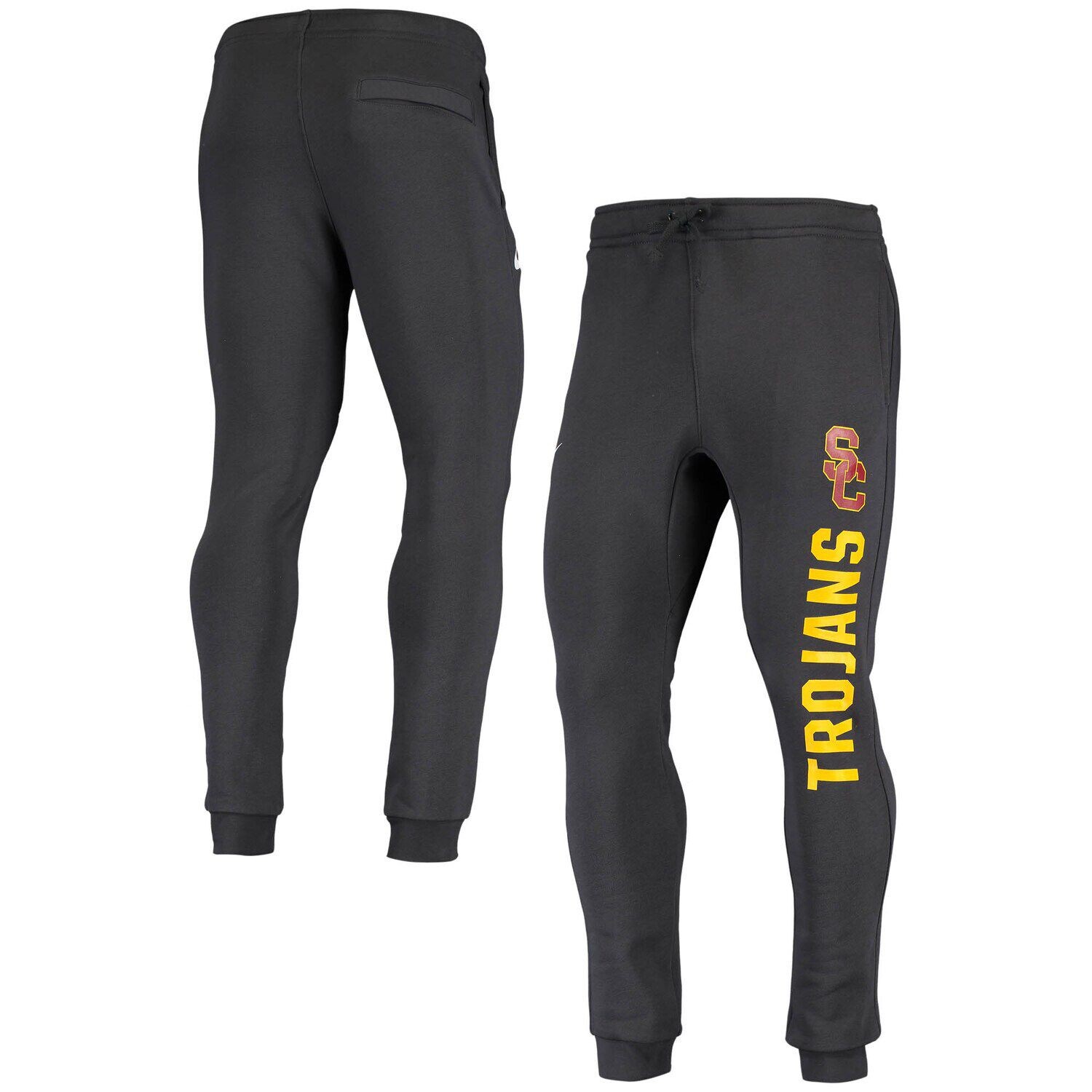 

Мужские флисовые джоггеры Nike Anthracite USC Trojans Primary Logo Club