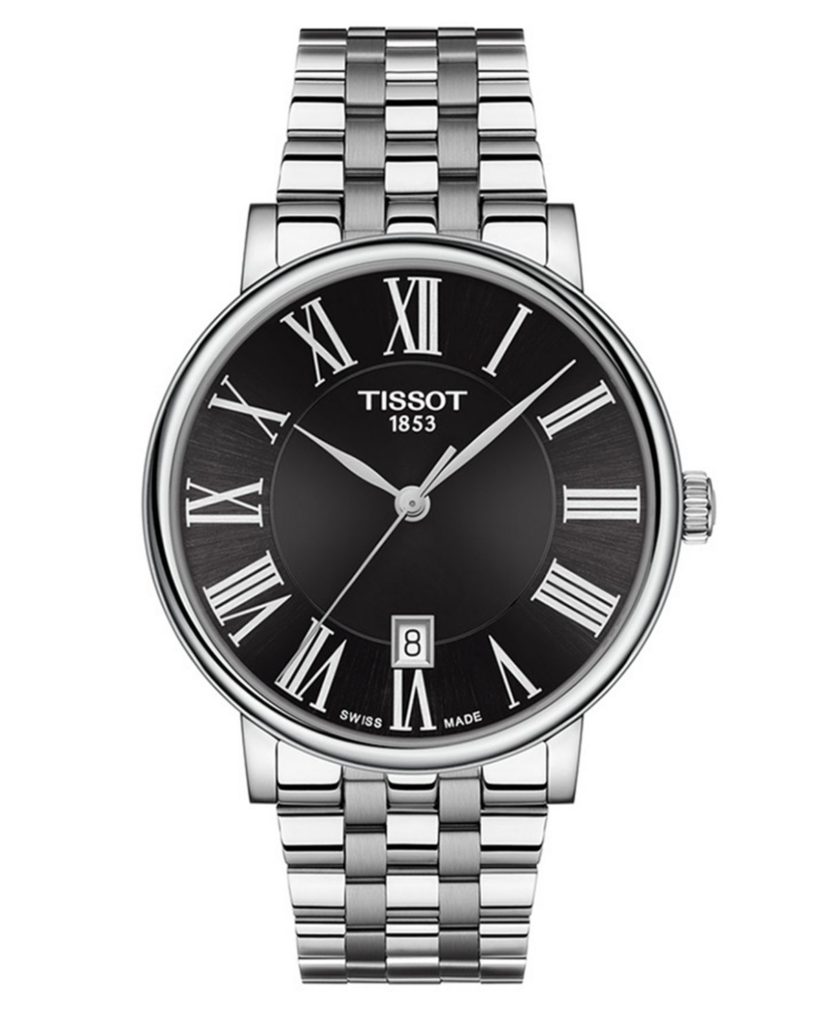 

Мужские швейцарские часы Carson Premium с браслетом из нержавеющей стали, 40 мм Tissot