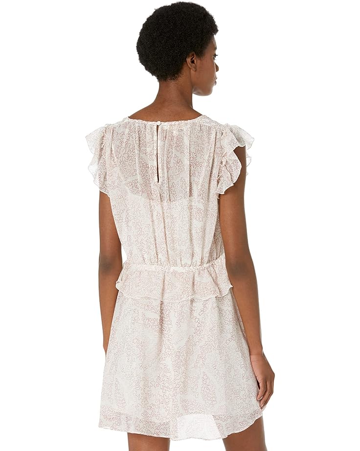 Платье Ted Baker Evelyna Printed Texture GGT Mini Dress, слоновая кость