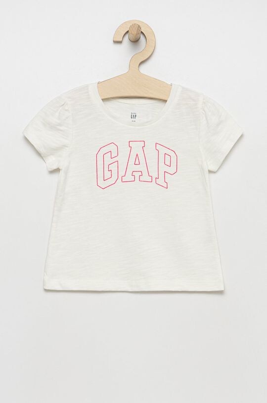 

Хлопковая футболка для детей Gap, белый