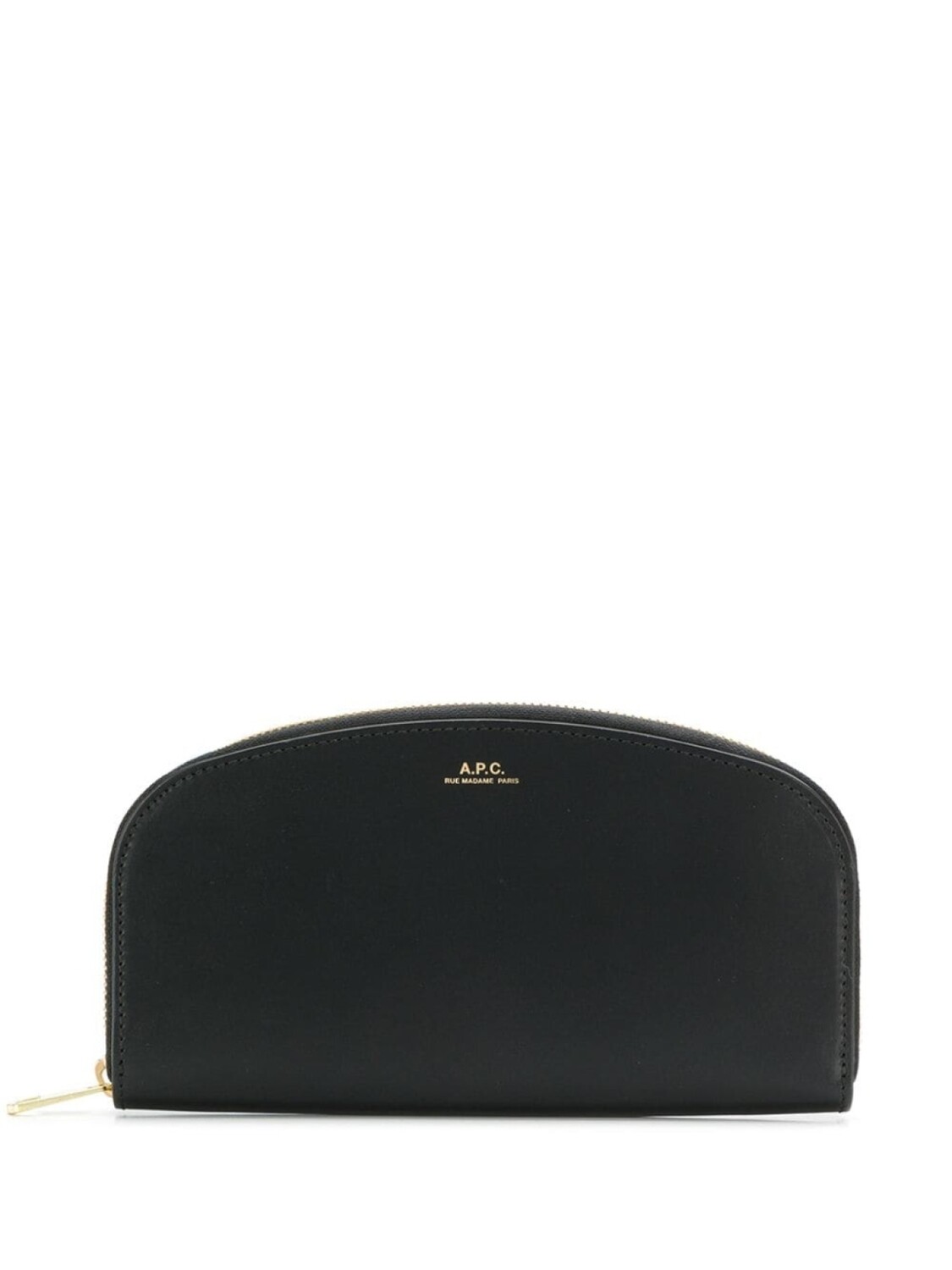 

A.P.C. кошелек с круговой молнией, черный
