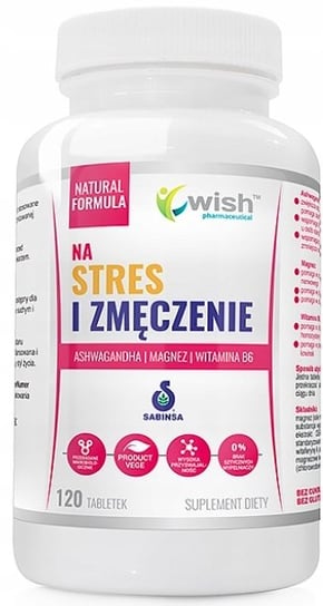 Wish, От стресса и усталости Ашваганда Магний, X120 Wish Pharmaceutical
