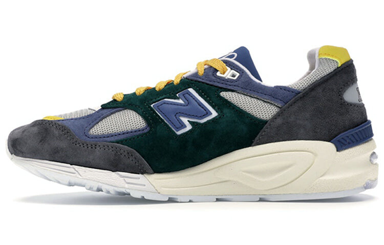 

Кроссовки Aim Leon Dore x New Balance 990v2, желтый / зеленый
