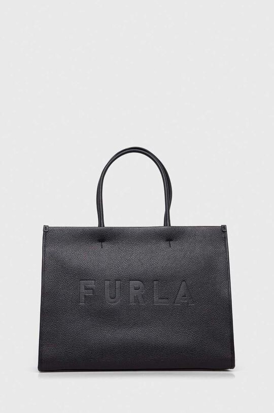 

Кожаная сумочка Furla, черный
