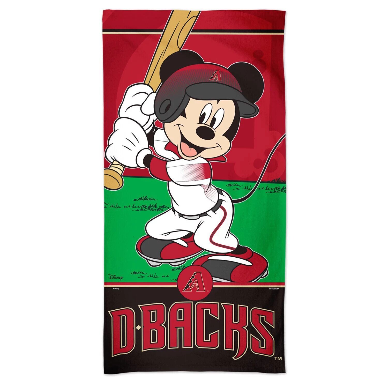 

Пляжное полотенце WinCraft Arizona Diamondbacks 30 x 60 дюймов Disney Spectra