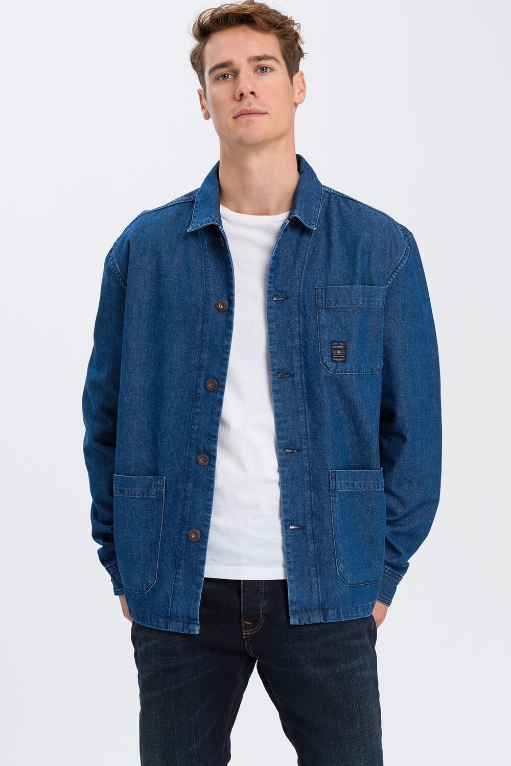 

Куртка - Синий - Классический крой CROSS JEANS