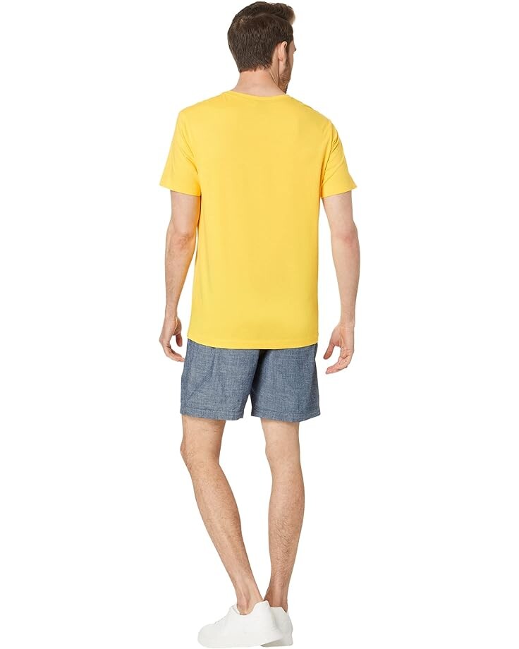 

Футболка U.S. POLO ASSN. Short Sleeve Chest Stripe Print Tee, цвет Dandelion