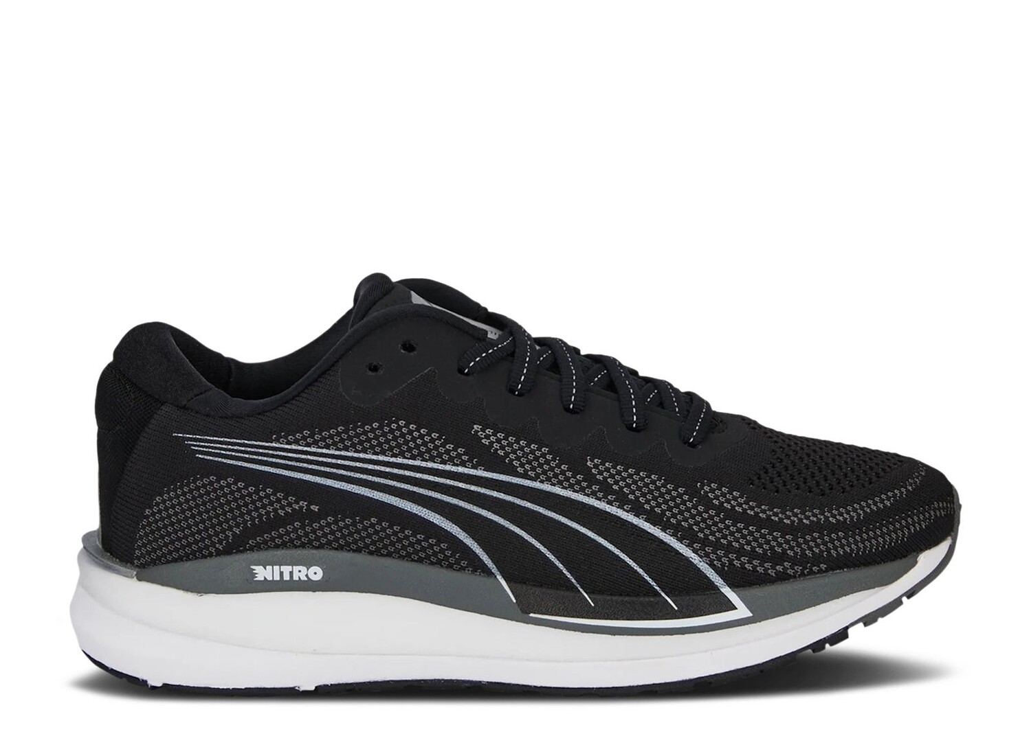 

Кроссовки Puma Wmns Magnify Nitro Knit 'Black White', черный