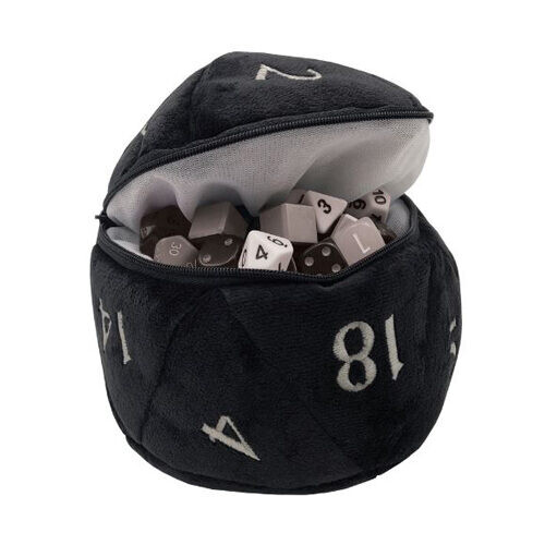 

Игровые кубики D20 Plush Dice Bag – Black Ultra Pro