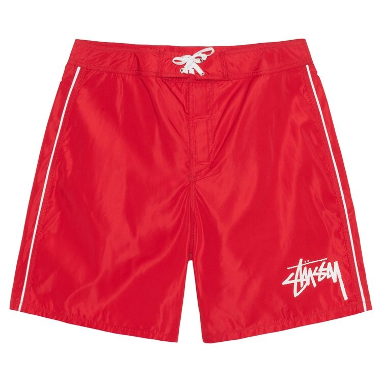 

Шорты Stussy Board Short, красный