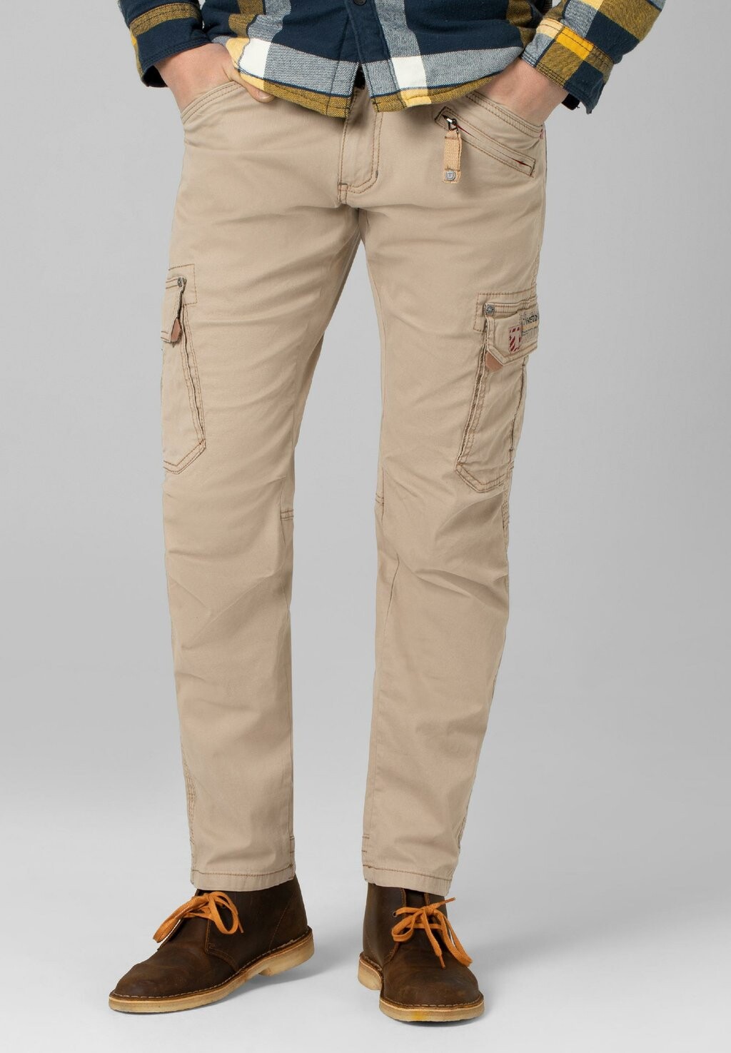 Джинсы slim fit Timezone, цвет chino beige