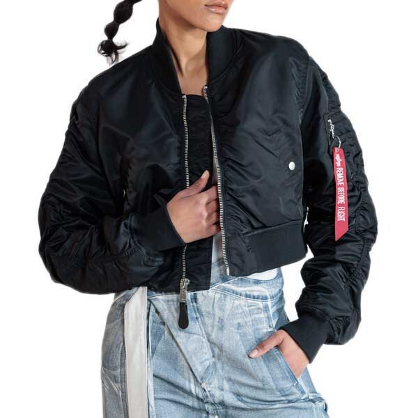 

Куртка Alpha Industries Ma-1 Boxy, черный