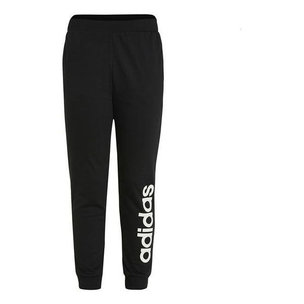 Спортивные штаны adidas neo M Ce Logo Tp1 Athleisure Casual Sports Knit Bundle Feet Long Pants Black, черный