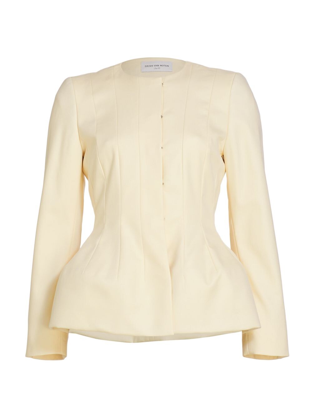 

Куртка Bial из смесового хлопка Dries Van Noten, экру